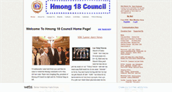 Desktop Screenshot of hmong18council.com